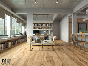 Керамогранит NT Ceramic Wood Mocca Brown  арт. NTT93106M (20x120) матовый